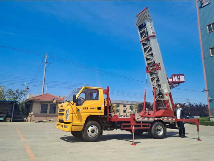 泰山常年租赁32米云梯车